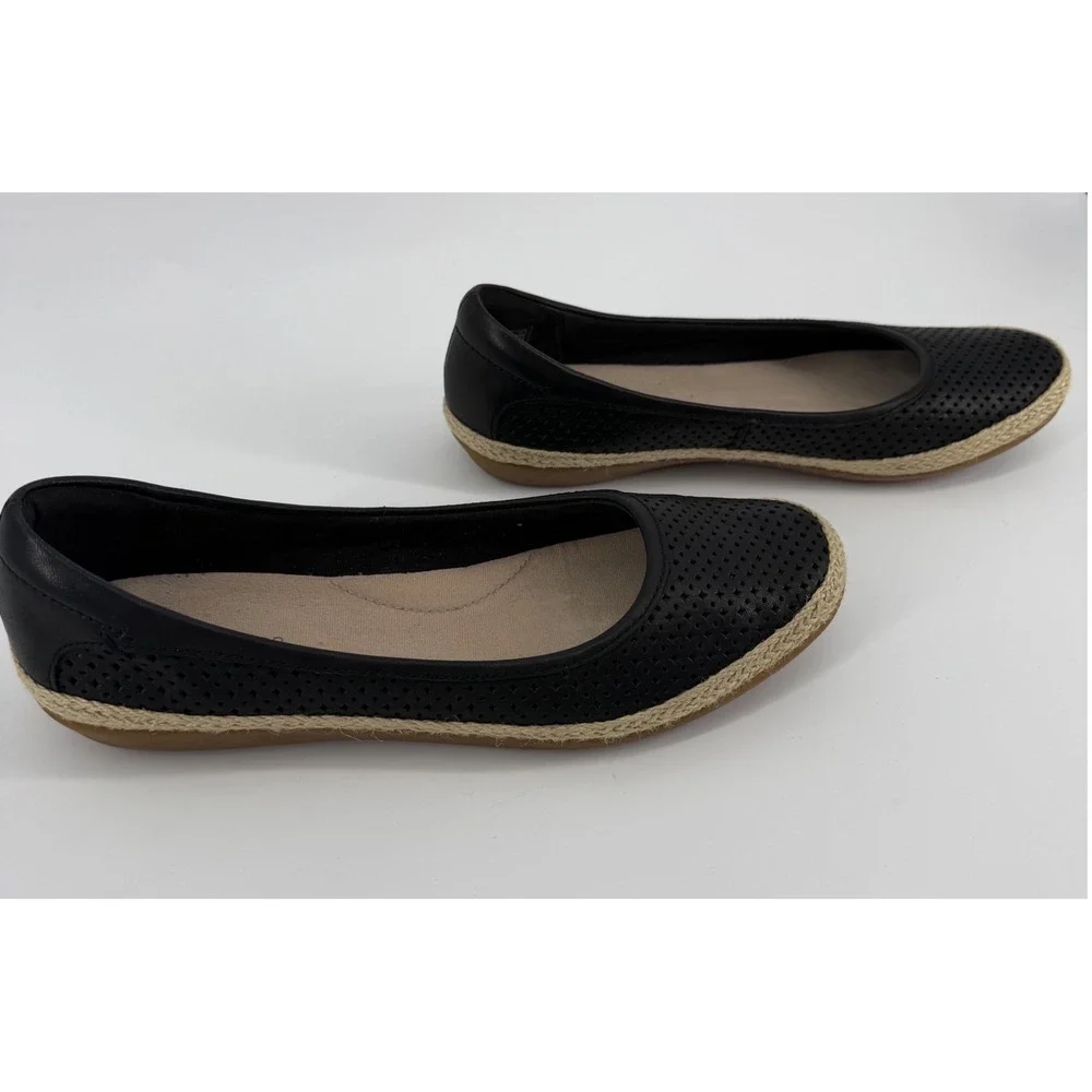 Clarks features perforated